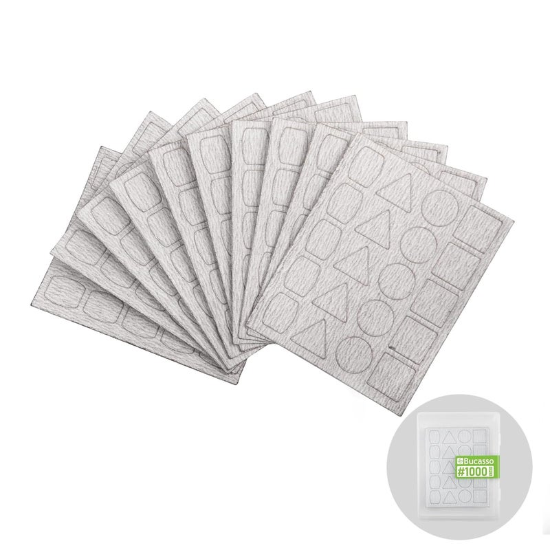 Bucasso Sanderpaper for Pen Sander PLH-1000, PLH-2000, 1000 Grits 10pcs with Each 20 Pads - Image 1